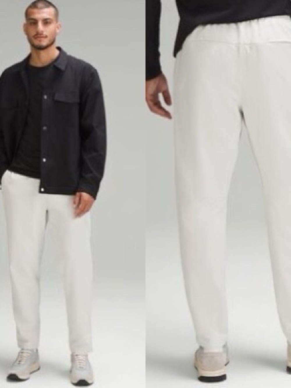 LULULEMON Men’s New Venture Pique Bone Trousers Pants